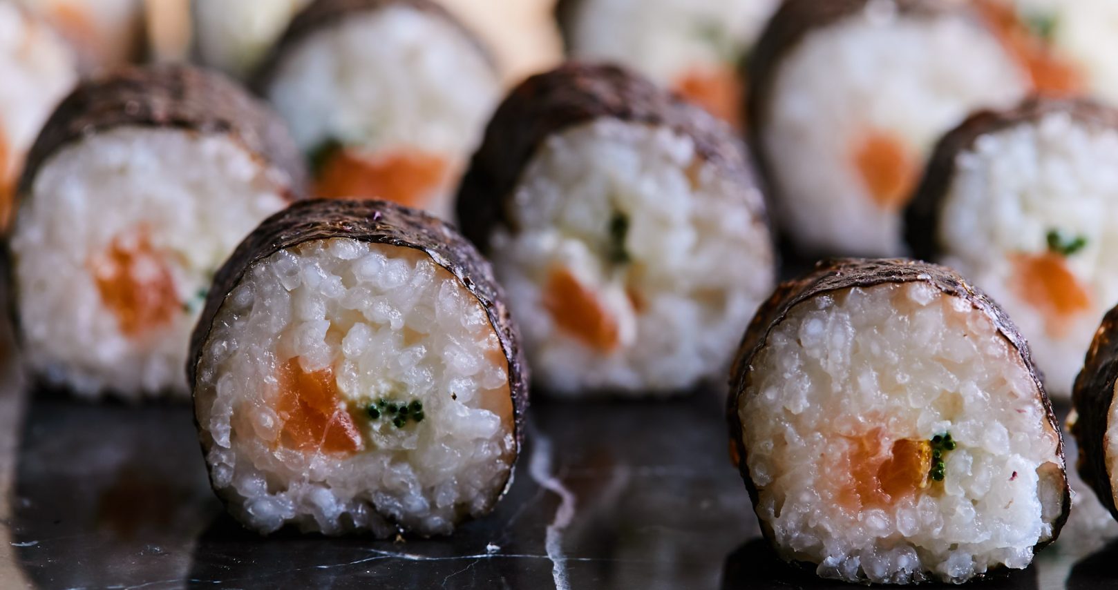 Krémsajtos-lazacos sushi